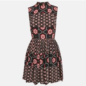 NWOT Sandro Paris Honeycomb Silk Dress